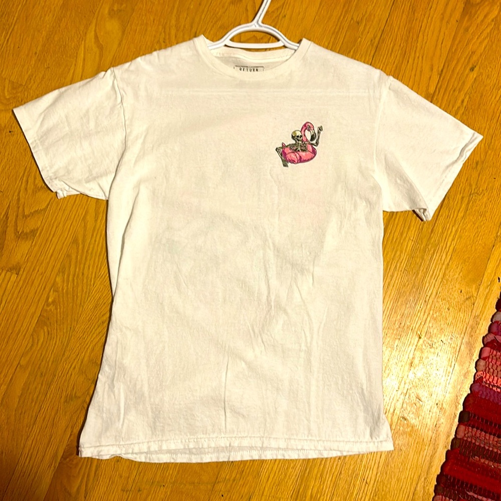 White return to sender medium t-shirt.